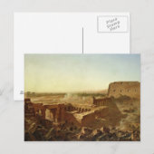 De strijd bij de tempel van Karnak Briefkaart (Voorkant / Achterkant)