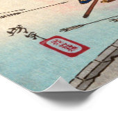 De strijd bij Uji Bridge | Tsukioka Yoshitoshi | Poster (Hoek)