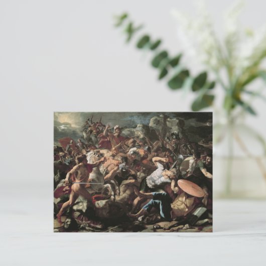 De strijd briefkaart (Staand voorkant)