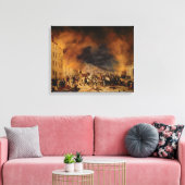 De strijd canvas afdruk (Insitu (Woonkamer))