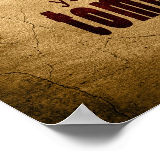 De strijd die je vandaag tegenkomt poster (Hoek)