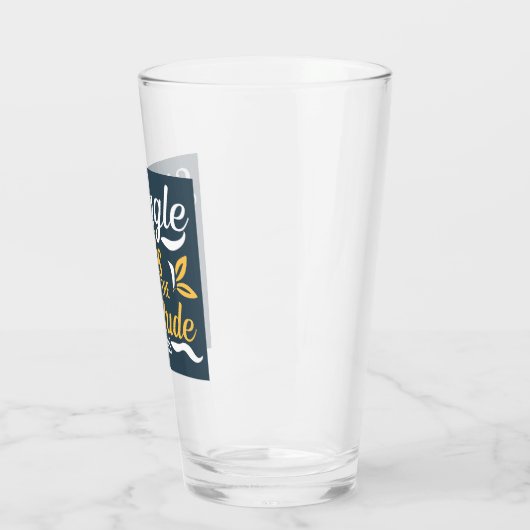 De strijd eindigt als de dankbaarheid begint glas (Links)