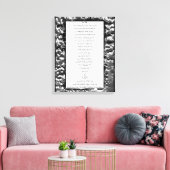 De strijd en signalen van moed canvas afdruk (Insitu (Woonkamer))