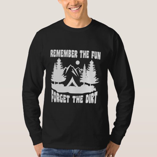 De strijd herinnert zich dat de vuile Camper verge T-shirt (Voorkant)
