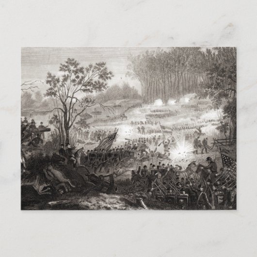 De strijd in Pittsburg Briefkaart (Voorkant)