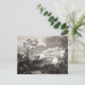 De strijd in Pittsburg Briefkaart (Staand voorkant)