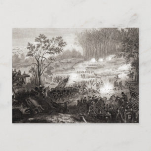 De strijd in Pittsburg Briefkaart