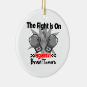 De strijd is aan tegen de braindrain. keramisch ornament (Rechts)