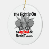 De strijd is aan tegen de braindrain. keramisch ornament (Links)