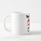 De strijd is aan tegen diepe veneuze trombose (DVT Koffiemok (Links)