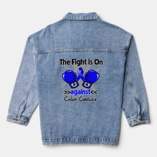 De strijd is begonnen tegen darmkanker denim jacket