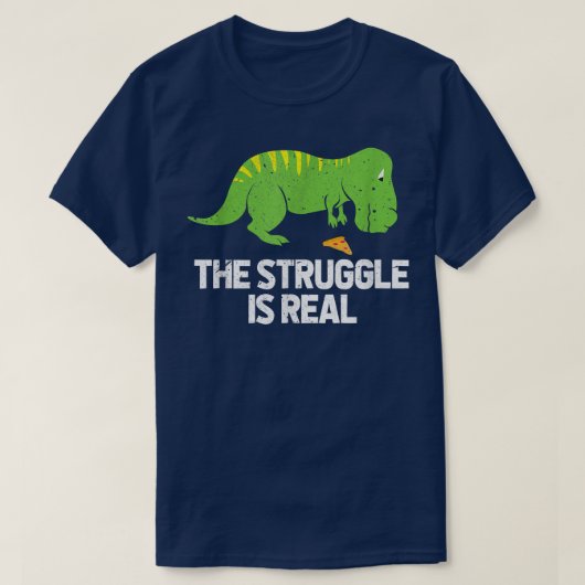 De strijd is echt dinosaurus TRe Pizza Paleontolo T-shirt (Design voorkant)