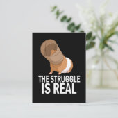 De strijd is echt een schitterende Guinee-kok. Briefkaart (Staand voorkant)