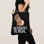 De strijd is echt een schitterende Guinee-kok. Tote Bag (Dichtbij)