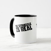 De strijd is ECHT Mok (Voorkant links)