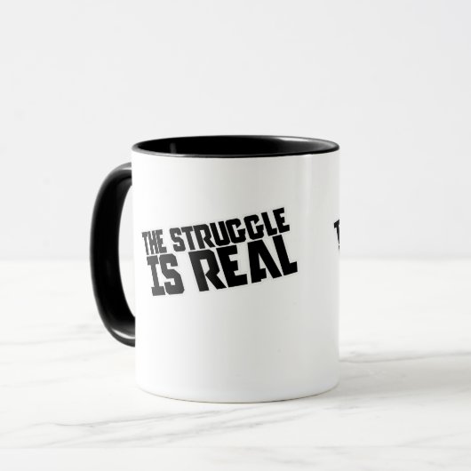 De strijd is ECHT Mok (Voorkant links)