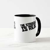 De strijd is ECHT Mok (Voorkant rechts)