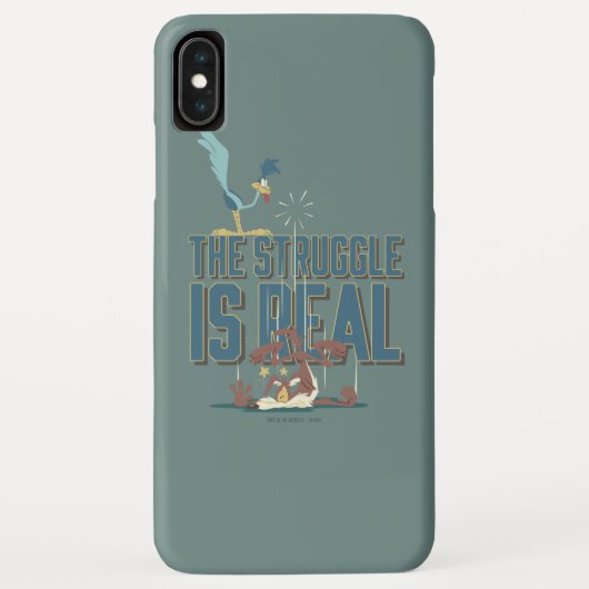 De strijd is echt ROAD RUNNER™ & Wile E. Coyote Case-Mate iPhone Case (Achterkant)