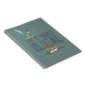 De strijd is echt ROAD RUNNER™ & Wile E. Coyote Notitieboek (Rechterzijde)