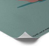 De Strijd Is Echt ROAD RUNNER™ & Wile E. Coyote Poster (Hoek)