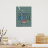 De Strijd Is Echt ROAD RUNNER™ & Wile E. Coyote Poster (Keuken)