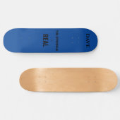 'De strijd is echt' skateboard. Aangepaste naam. Persoonlijk Skateboard (Horizontaal)