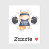 De strijd is echt sticker (Vel)