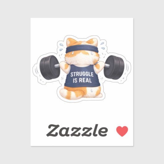 De strijd is echt sticker (Vel)