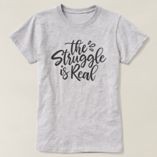 De strijd is echt t-shirt