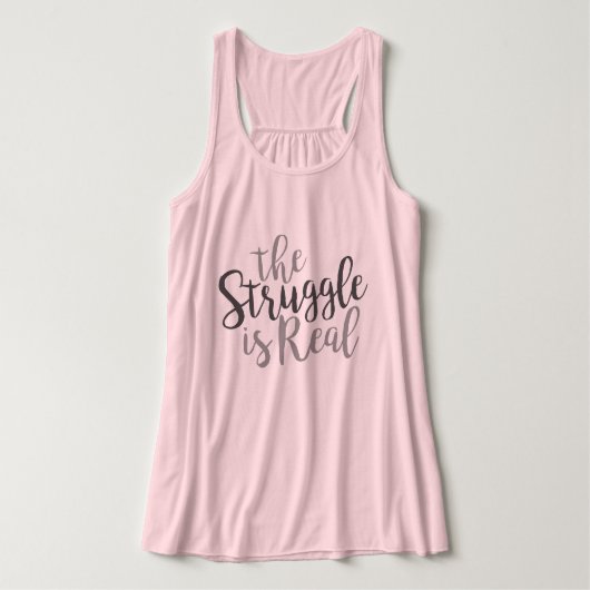 De strijd is echt tanktop (Design voorkant)