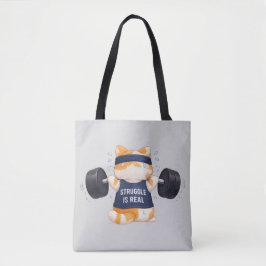 De strijd is echt tote bag