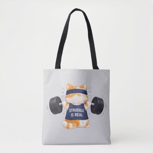 De strijd is echt tote bag (Voorkant)