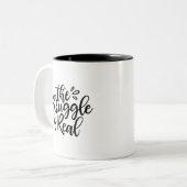 De strijd is echte Mok (Voorkant links)