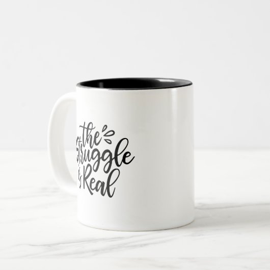 De strijd is echte Mok (Voorkant links)