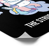 De strijd is echte vrouw meisjes sportschool worko poster (Hoek)