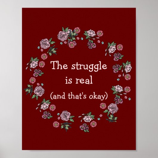 De strijd is een echt Poster afdrukleedapparaat (Voorkant)