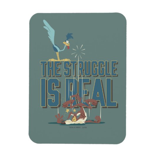 De strijd is een echte ROAD RUNNER™ & Wile E. Coyo Magneet (Verticaal)