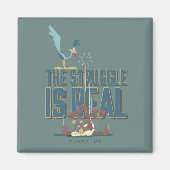 De strijd is een echte ROAD RUNNER™ & Wile E. Coyo Magneet (Voorkant)