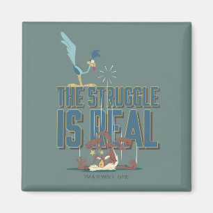 De strijd is een echte ROAD RUNNER™ & Wile E. Coyo Magneet