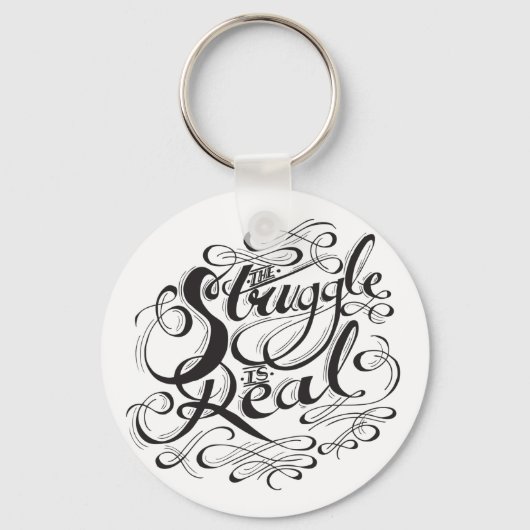 De strijd is een echte Sleutelhanger (Voorkant)