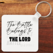 De strijd is van de Here Sleutelhanger (Achterkant)