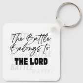 De strijd is van de Here Sleutelhanger (Achterkant)