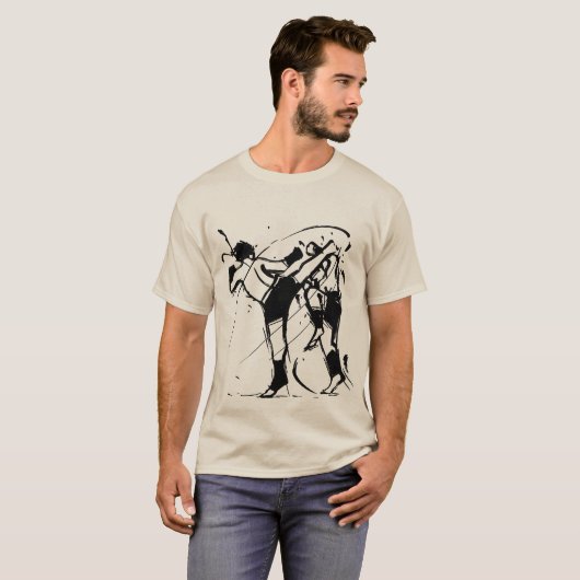 De strijd - Muay Thai T-shirt (Voorkant volledig)