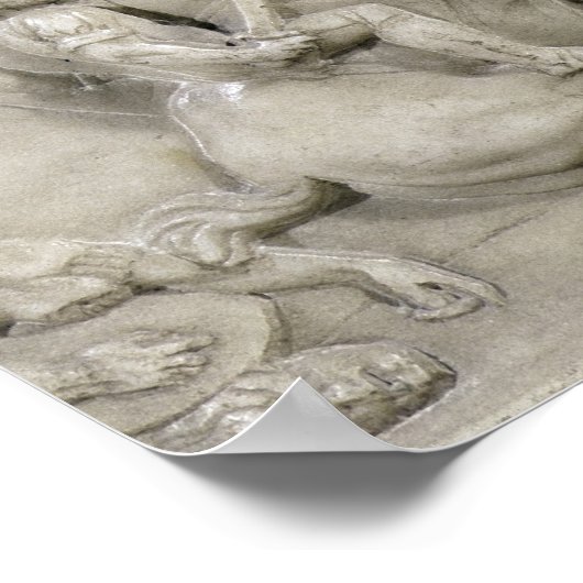 De strijd om Agnadello Poster (Hoek)