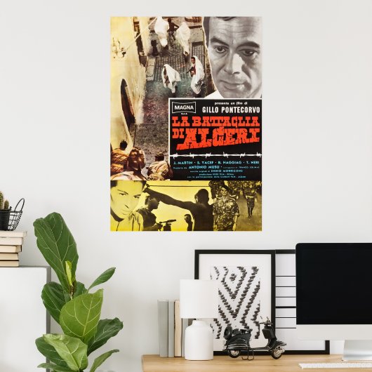 De strijd om Algiers Poster (Thuiskantoor)