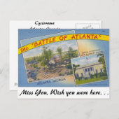 De strijd om Atlanta Briefkaart (Voorkant / Achterkant)