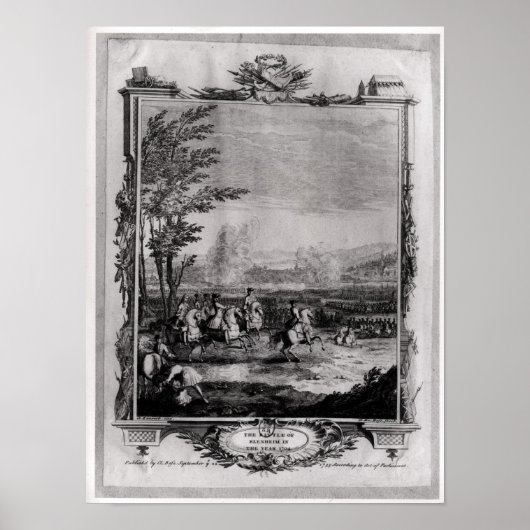 De strijd om Blenheim Poster (Voorkant)