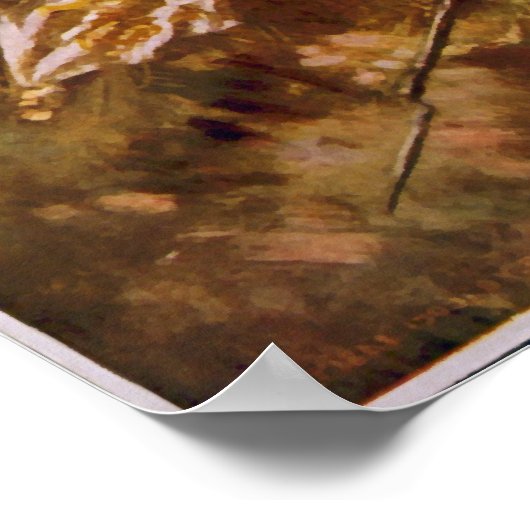 De strijd om Bunker Hill door E. Percy Moran Poster (Hoek)