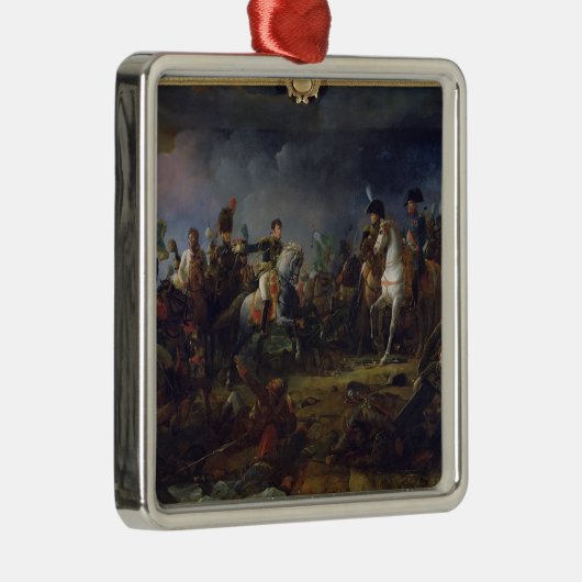 De strijd om de Austerlitz Metalen Ornament (Rechts)