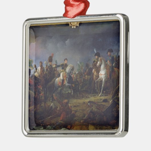 De strijd om de Austerlitz Metalen Ornament (Links)